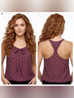 "American Eagle" Misses Polka‑Dot Halter Top – Size Small